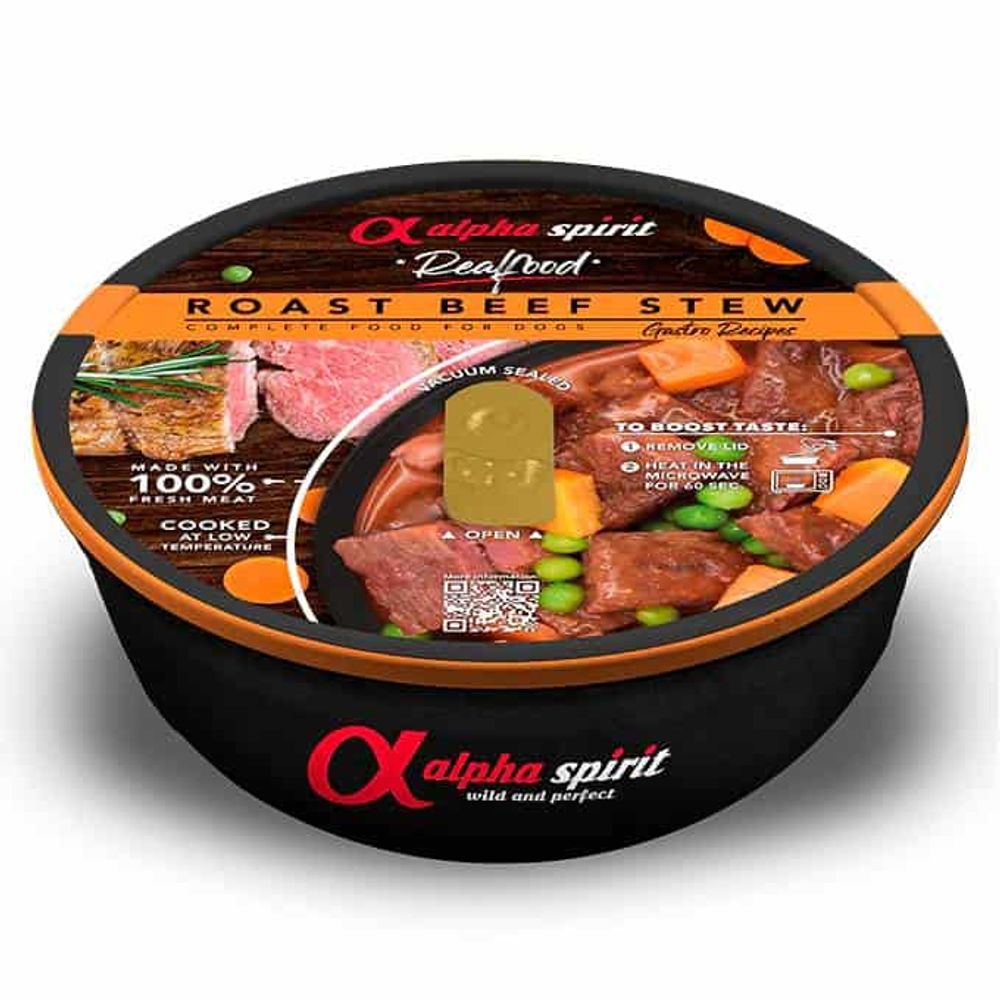 Alpha Spirit – Real Food gulaš od govedine 280g slika 1