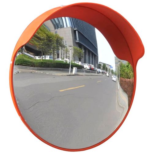 Konveksno vanjsko prometno ogledalo od PC plastike narančasto 45 cm slika 29