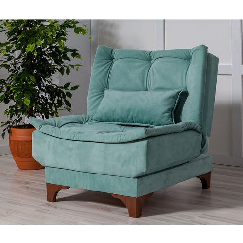 Kelebek-TKM03 0400 Pistachio Green Sofa-Bed Set slika 4