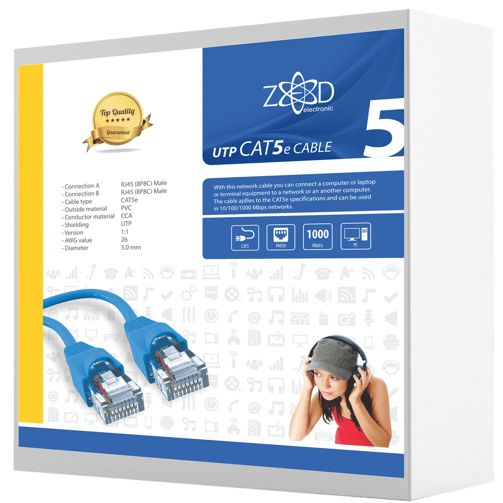 ZED electronic Mrežni FTP kabl, CAT5E, 20 met - FTPC/20 slika 1