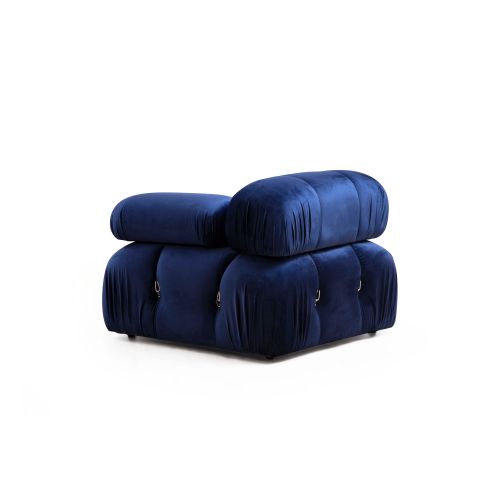 Ugaona garnitura Atelier Del Sofa Bubble Velvet Blue L1-O1-1R-PUF slika 6