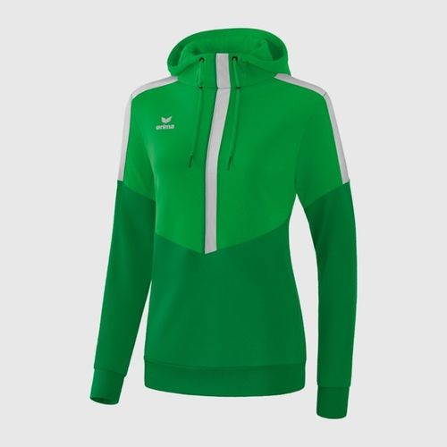 Ženska Hoodie Erima Squad u Boji Fern Green/Emerald/Silver Grey slika 1