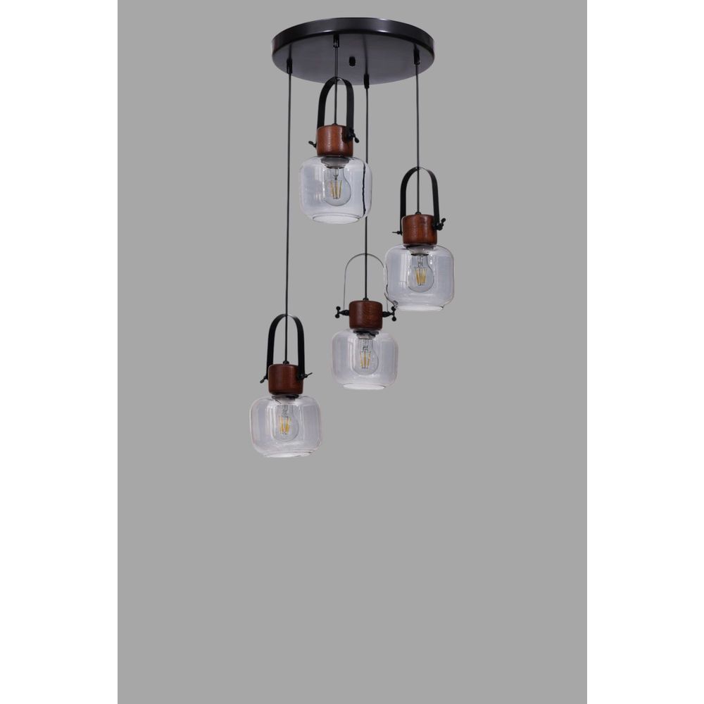 Opviq Luster 611, Siva, Orah, Crna slika 4