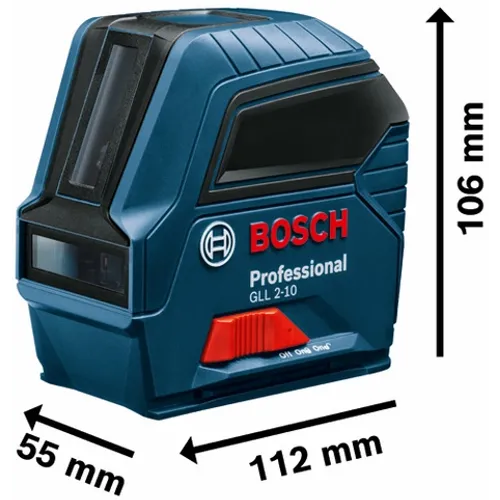 BOSCH Krstasti laserski nivelir GLL 2-10 slika 2