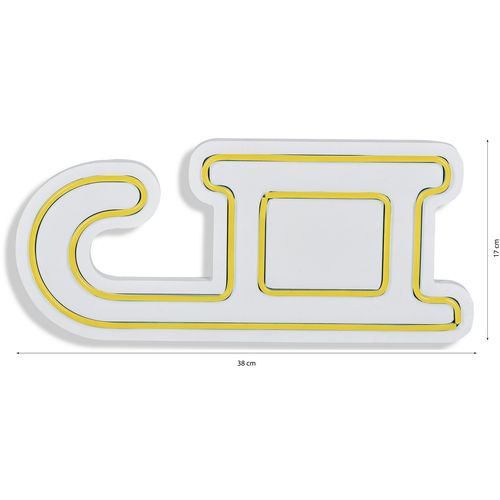 Wallity Ukrasna plastična LED rasvjeta, Sled - Yellow slika 16