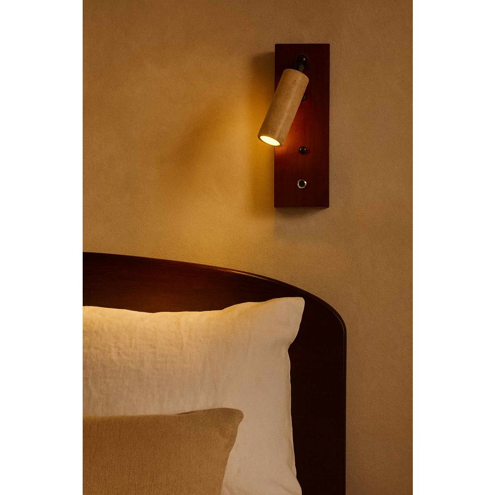 Zidna Lampa Klein - Ormarić u Boji Oraha i Bež slika 3