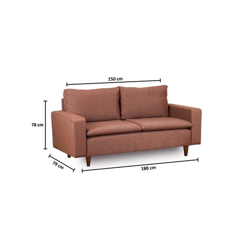 Atelier Del Sofa Dvosjed, Svijetlo smeđa, Lungo - Light Brown slika 10