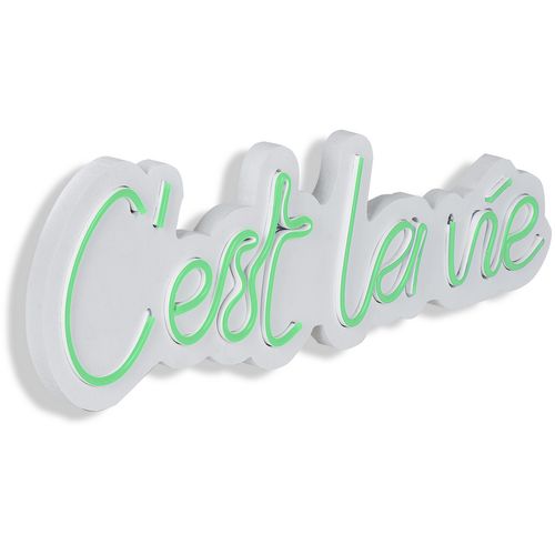 Wallity Ukrasna plastična LED rasvjeta, C'est La Vie - Green slika 6