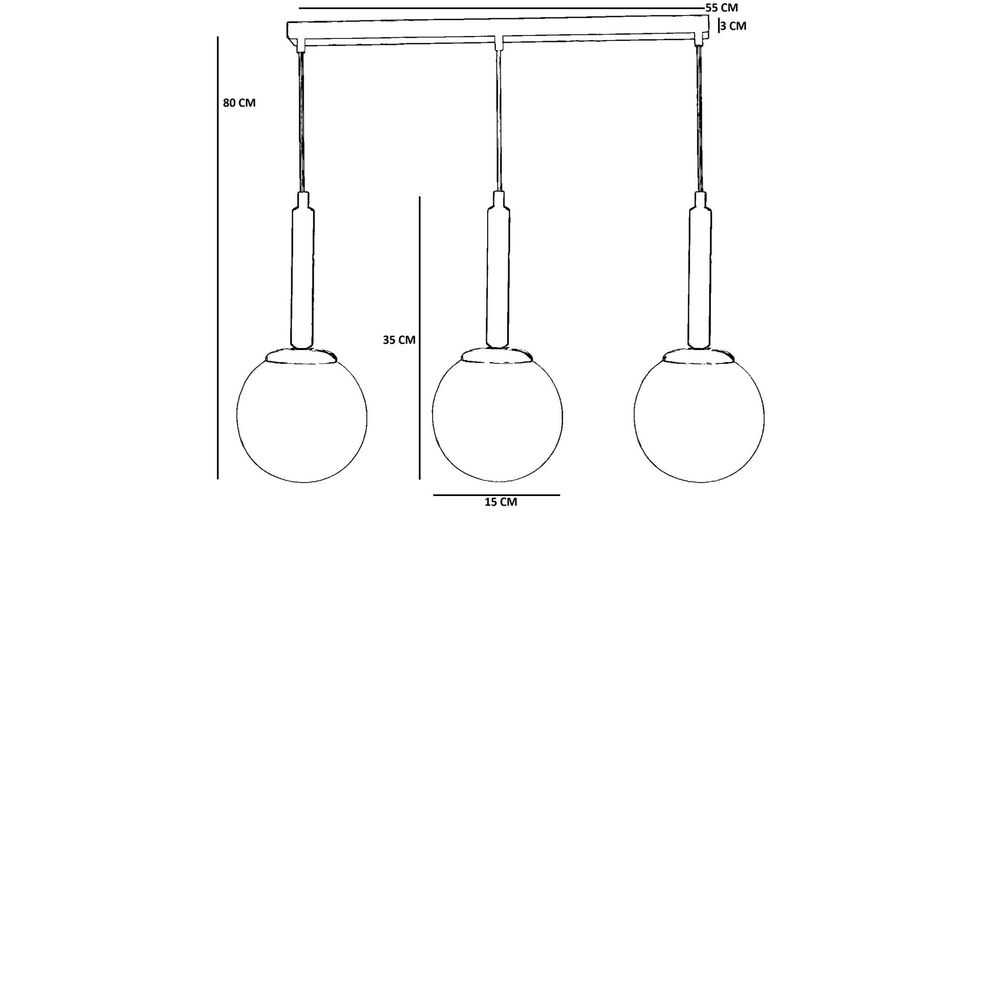 Opviq Luster 925, med, hrast, zlato slika 4