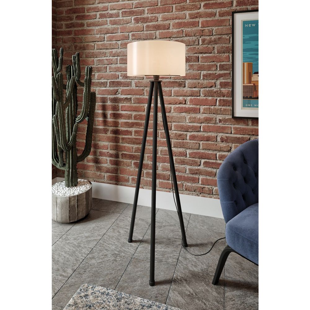 Podna Lampa KS-11101 u Boji: Krem i Crna slika 1