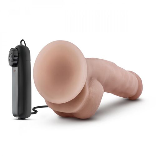 Vibrirajući dildo Dr. Skin - Dr. Jay, 22 cm, boja kože slika 5