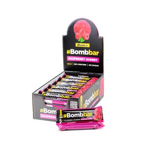 BOMBBAR Preliveni Proteinski bar Malina sorbet 40g