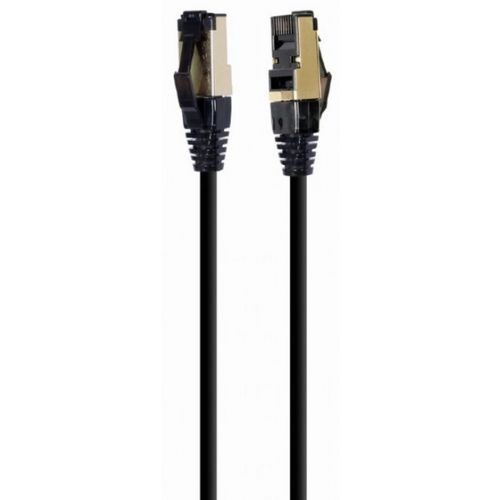 PP8-LSZHCU-BK-1M Gembird Mrezni kabl S/FTP Cat.8 LSZH patch cord, black 1m slika 3