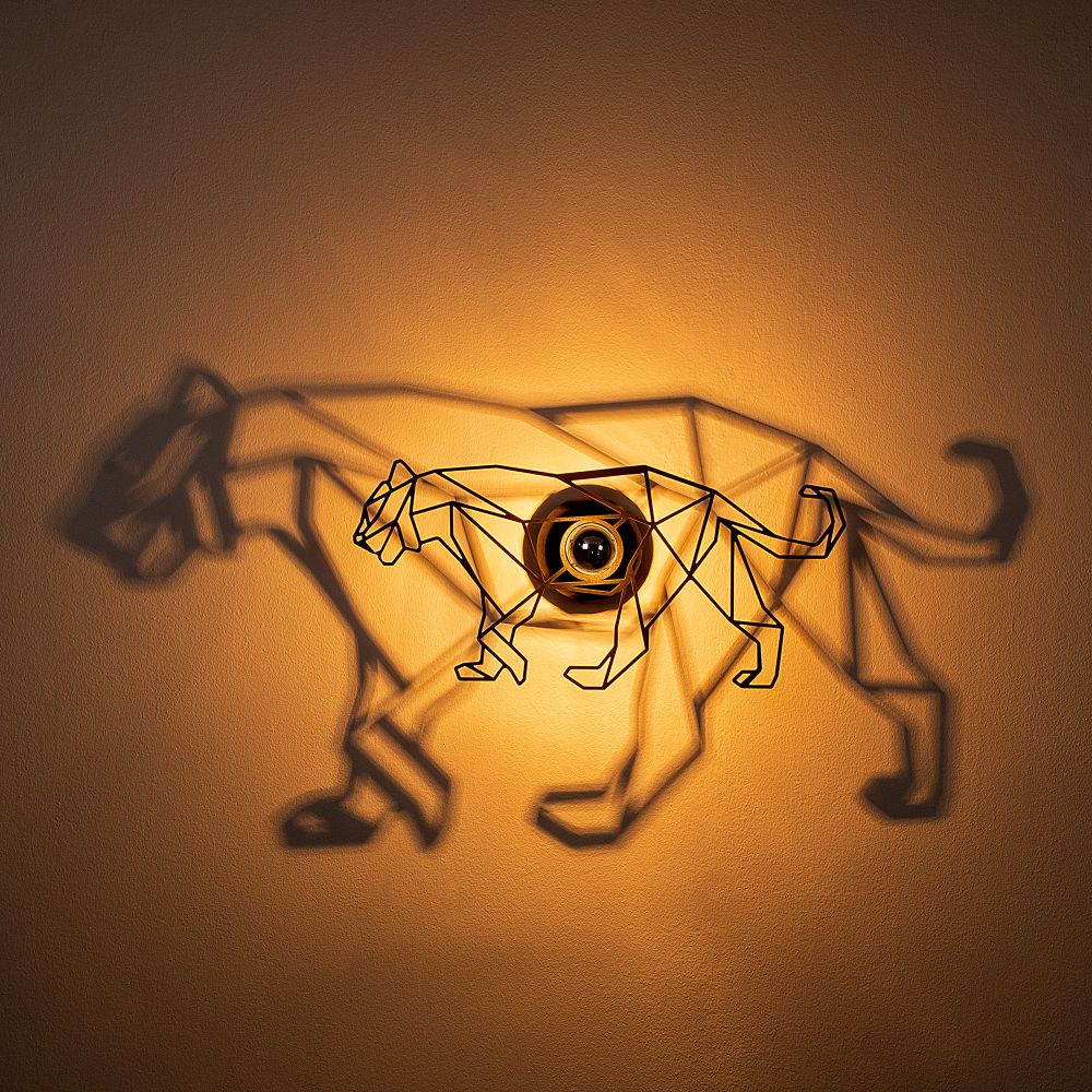 W-044 Crna Zidna Lampa slika 5