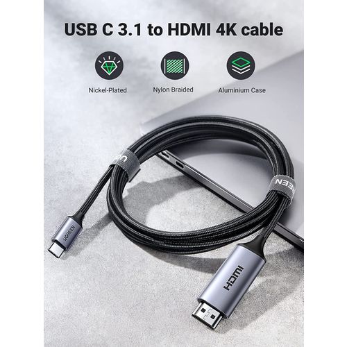 Ugreen USB-C na HDMI kabel 1.5m 4K @ 60Hz - u kutiji slika 5