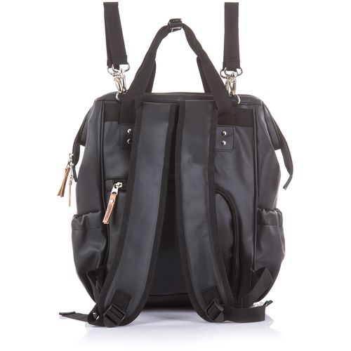 Chipolino torba / ruksak Black leather  slika 4