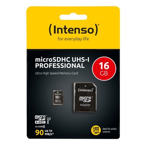 Intenso 16GB microSDXC UHS-I Class 10 Pro memorijska kartica brzine 90MB/s slika 3