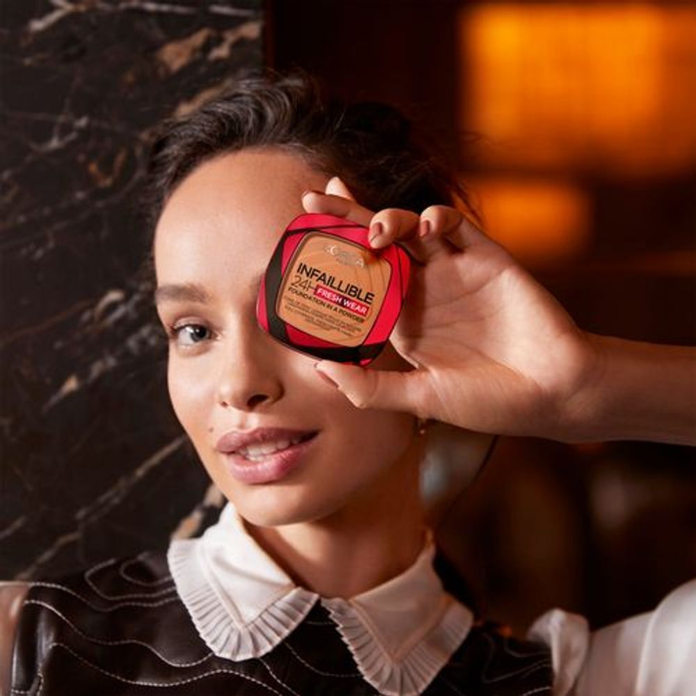 L'Oréal Paris Infallible Fresh Wear 24H Kompaktni puder 130 slika 4