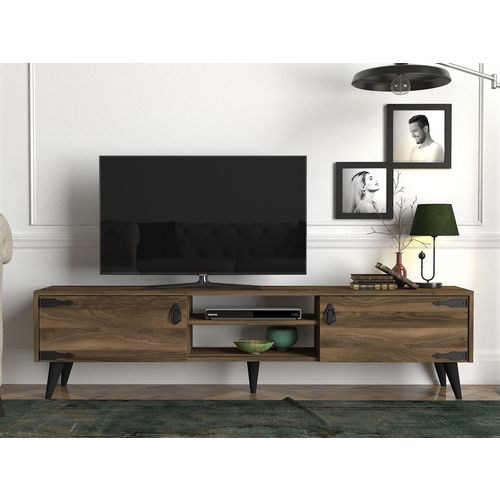 Anthes 2 Walnut
Black TV Stand slika 1