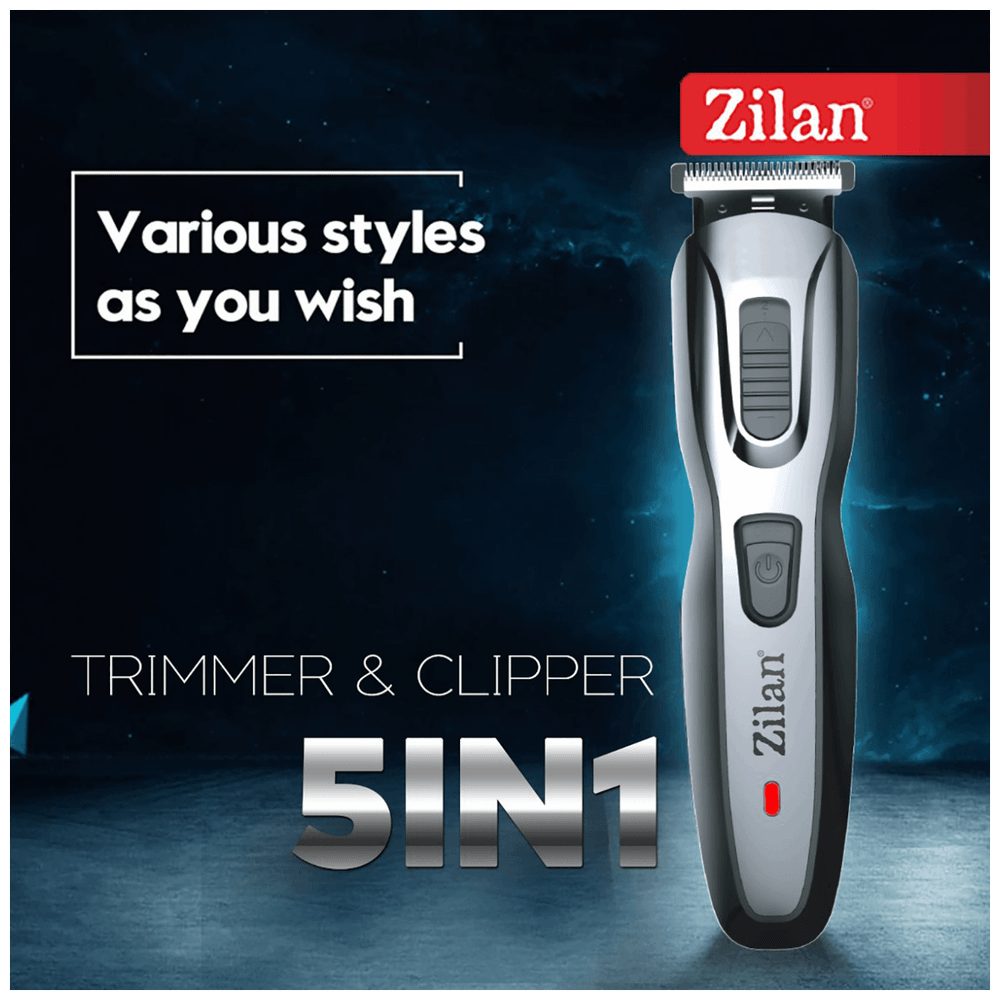 Zilan Trimer i šišač, 5 in 1, Accu na baterije za sisanje - ZLN3857 slika 5