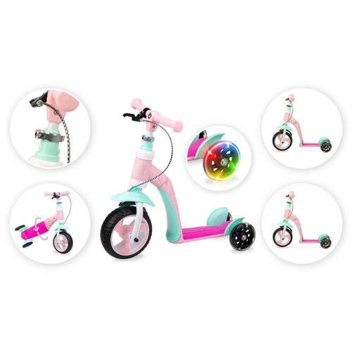 Momi Romobil guralica Elios, Pink slika 9