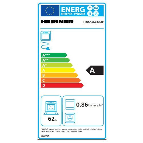 Heinner ugradbena pećnica HBO-S624LTG-IX slika 5