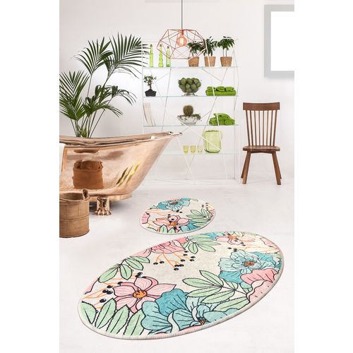 Spring Multicolor Bathmat Set (2 Pieces) slika 1