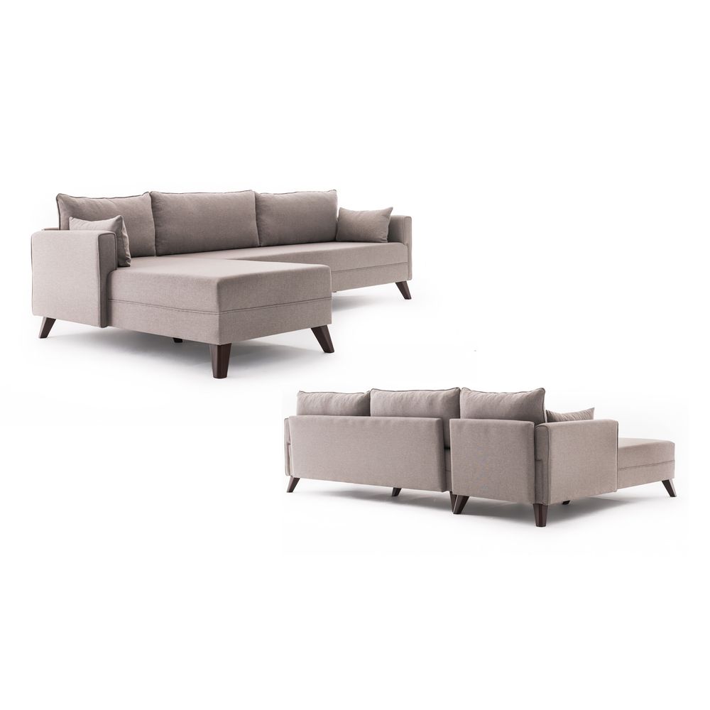 Bella ugaona sofa Lijevi 1 - krem boja slika 6