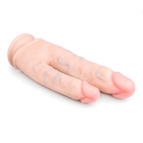 Dvojni dildo 25 cm, kožni slika 4