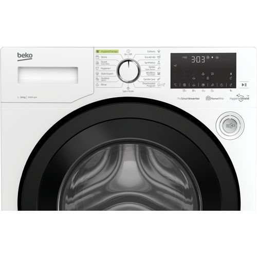 Beko WTE 10736 CHT Veš mašina, HYGIENE SHIELD - 10 kg, 1400 rpm, ProSmart Inverter motor, SteamCure, Bluetooth,dubina 64 cm slika 4