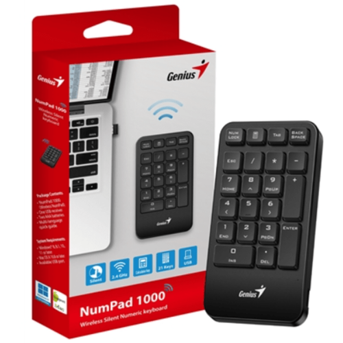 Genius NumPad 1000 wireless silent slika 1
