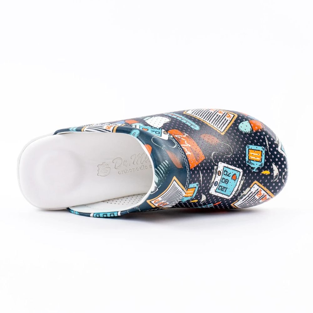 Dr. Mitra Air Max Ortopedske klompe, Medical Crne slika 3