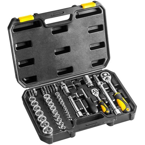 Set nasadnih ključeva s račnom 1/2" i 1/4" Topex 38D643 slika 1