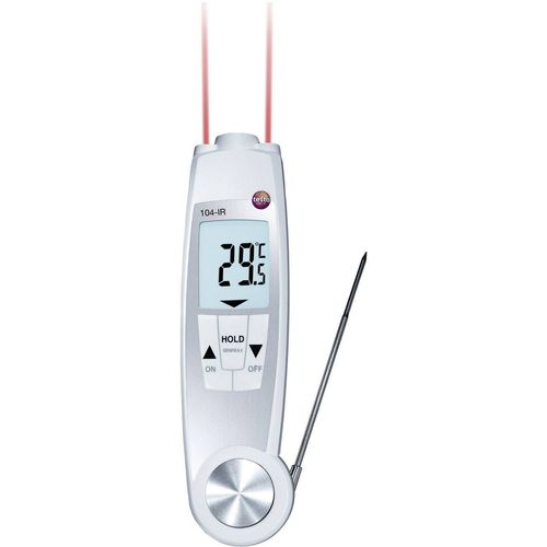 testo 104-IR ubodni termometar (HACCP)  Mjerno područje temperature -50 do 250 °C Tip tipala NTC HACCP usklađen, beskontaktno ic mjerenje slika 6