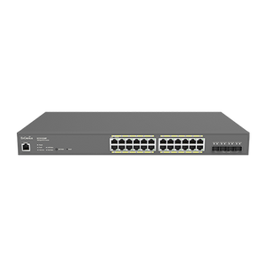 Cloud Managed Switch 24-port GbE PoE.af/at(+) 240W 4x10Gb SFP+ L2+ 19i