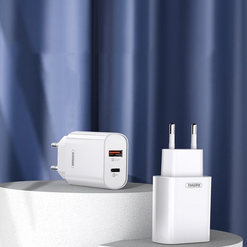 Remax zidni USB punjač USB / USB Type-C za brzo punjenje QC 3.0 18W slika 2