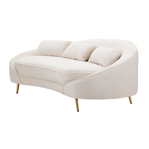 Mauro Ferretti Trosjed OSLO CREAM 185x84x68 cm slika 3