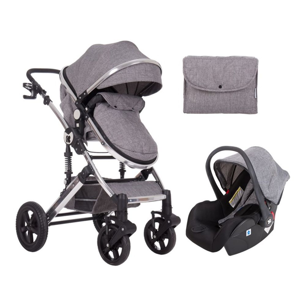 Kikka Boo Kolica Darling 3U1, Grey - Siva slika 1