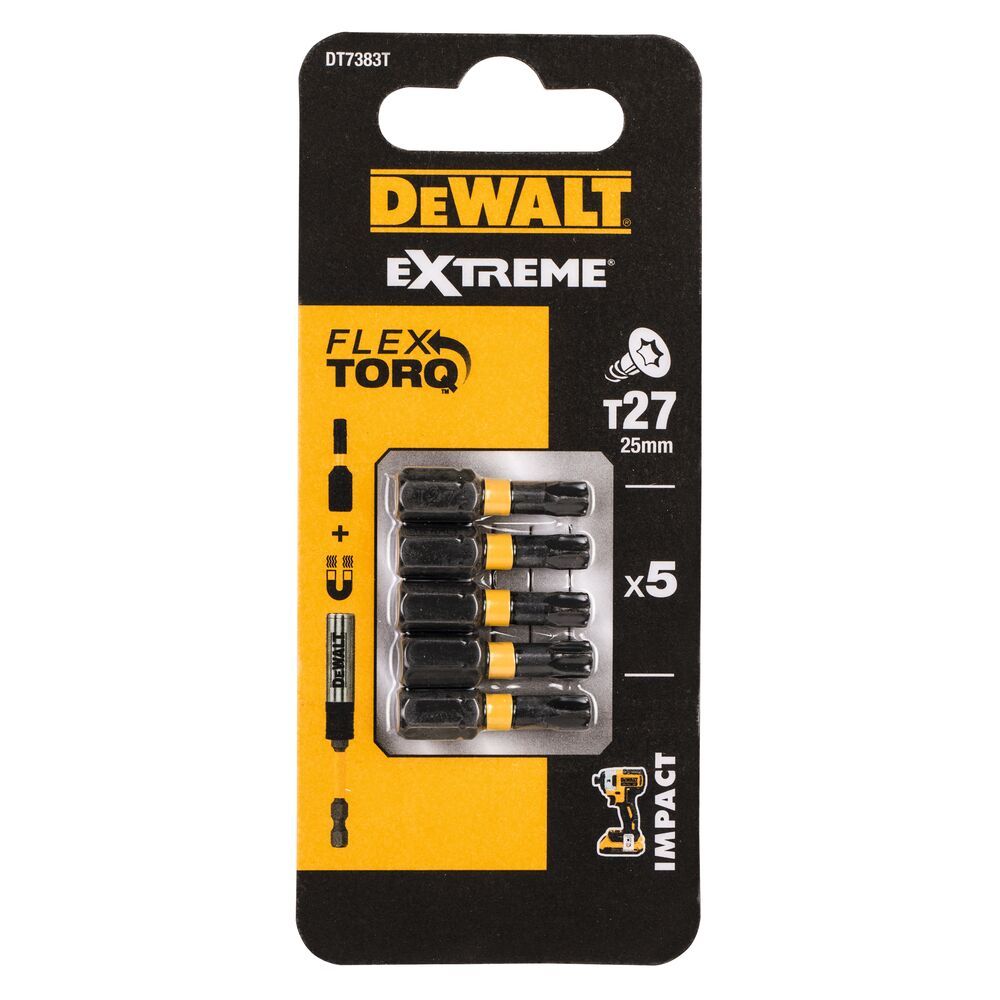 NASTAVAK TORX 27/25 EXTREME 5 KOM Dewalt DT7383T slika 1