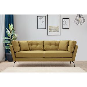 Sofa - Zelenožuta Troosjed