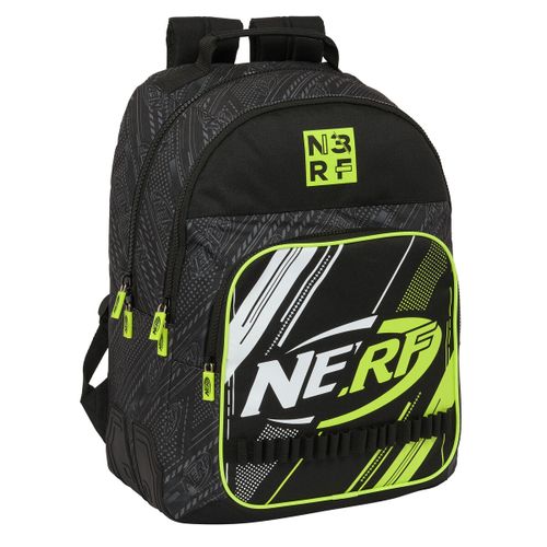 Školski Ruksak Nerf Get ready Crna 32 x 42 x 15 cm slika 1