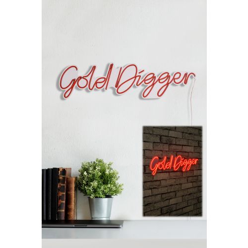 Wallity Ukrasna plastična LED rasvjeta, Gold Digger - Red slika 10