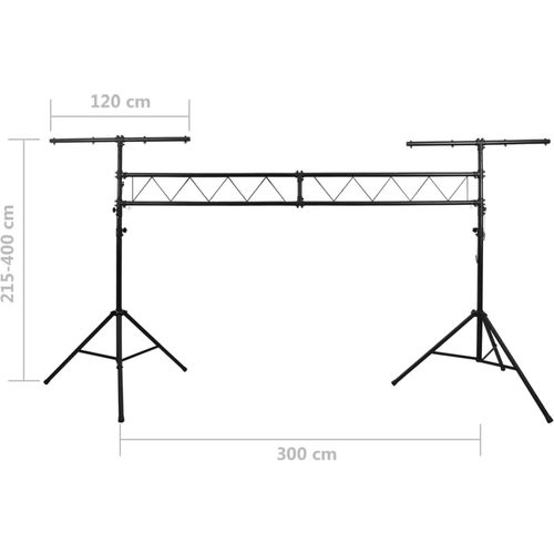 Prijenosni rešetkasti sustav za rasvjetu s 2 stalka 3 m slika 20