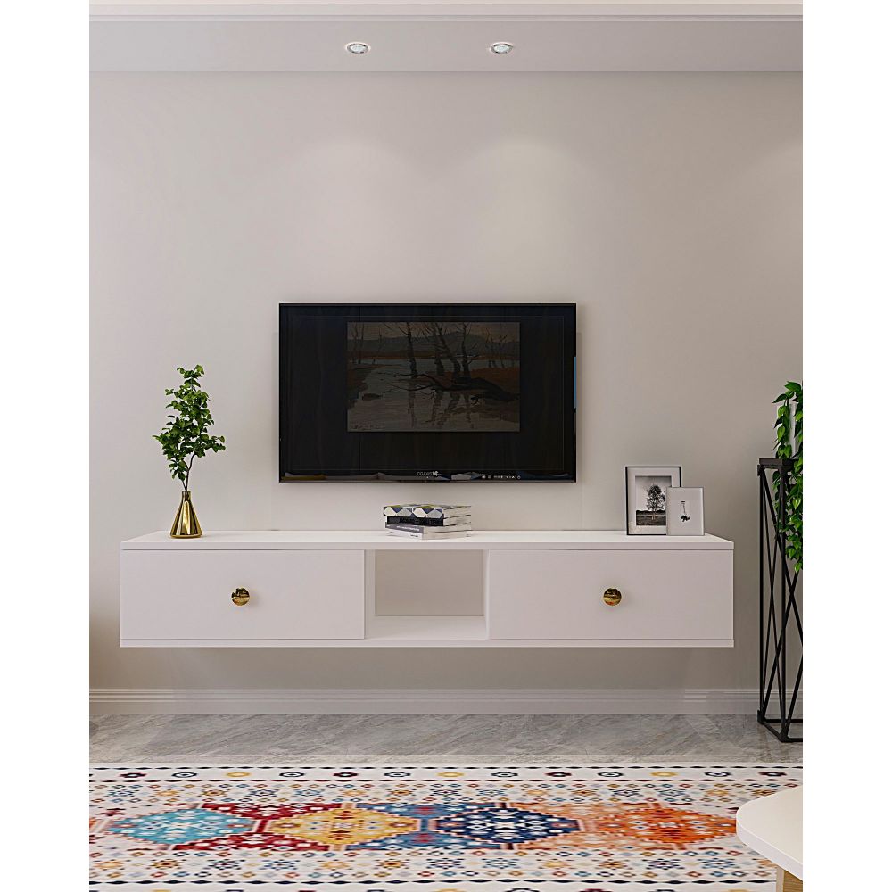 TV stalak Zuzu 150 u bijeloj boji slika 1