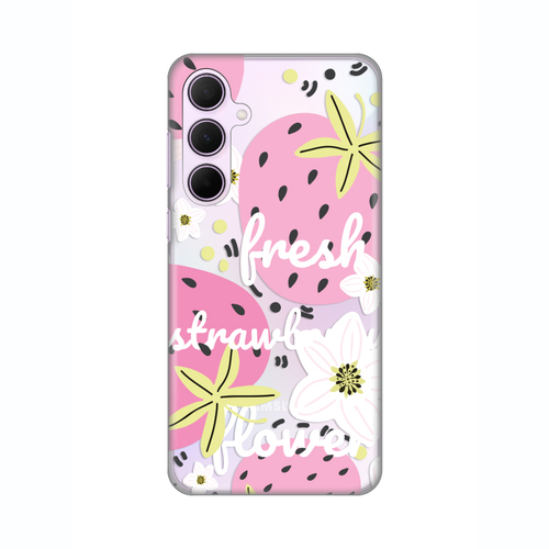 Torbica Silikonska Print Skin za Samsung A356B Galaxy A35 5G Fresh Pink slika 1