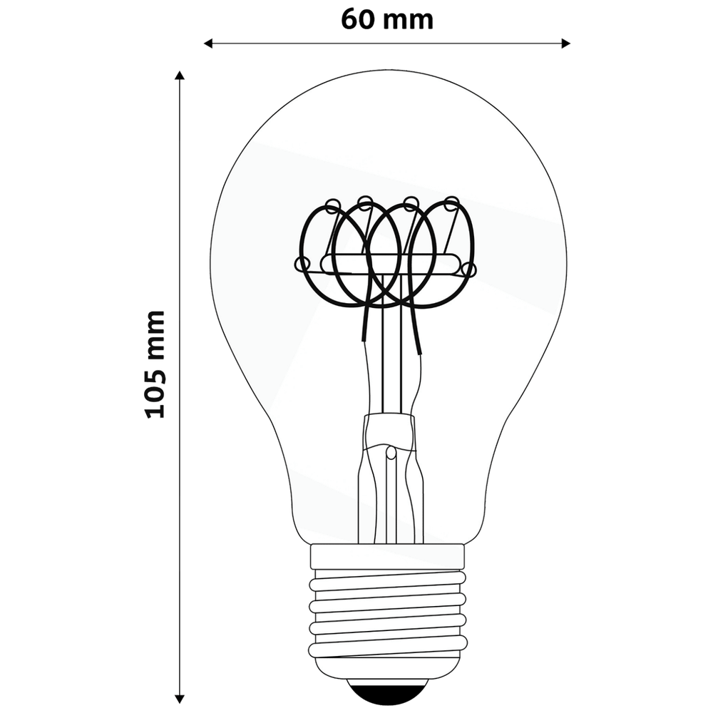 Avide Sijalica, LED 5W, E27, 2700K, 360°, 230V AC - Globe 5W E27 slika 4