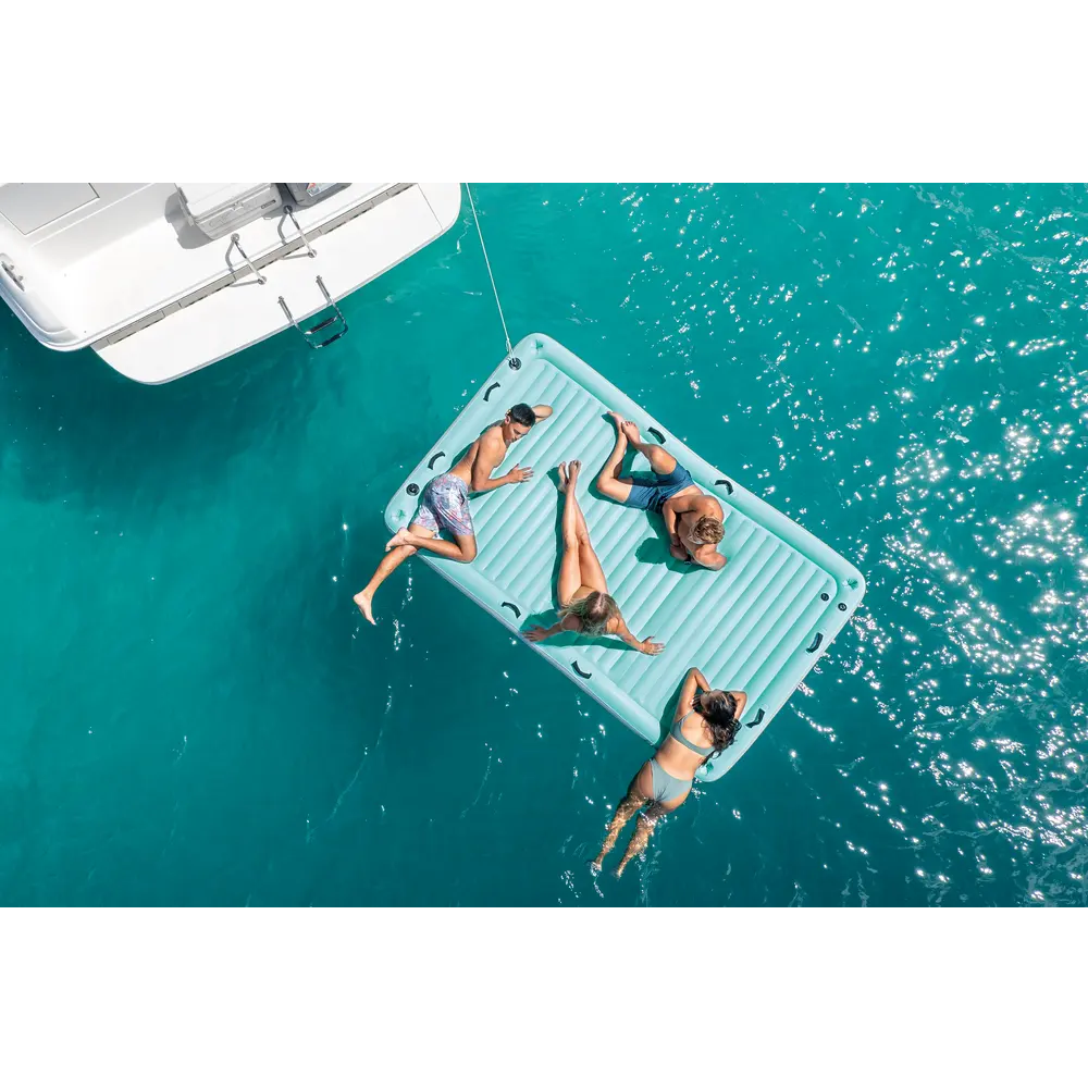 Intex dušek na naduvavanje sa 8 rukohvata Water Lounge 310 x 183 x 18 cm 56289EU  slika 4