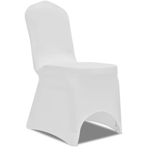 Navlake za stolice rastezljive bijele 30 kom slika 15