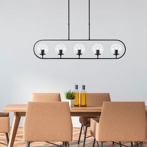 Jewel - 10615 Black Chandelier