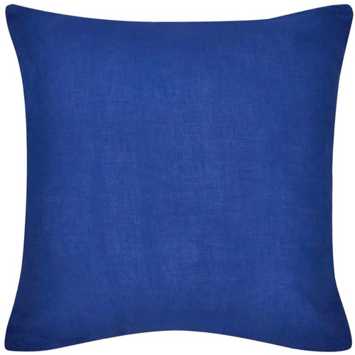 130921 4 Blue Cushion Covers Cotton 80 x 80 cm slika 15